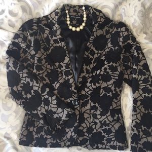 MARIO SERRANI Italy Tapestry Blazer, Size 4